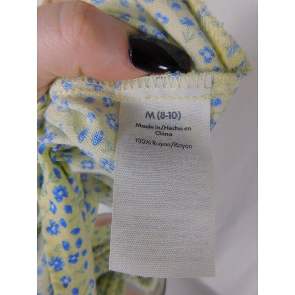 No Boundaries Dress Womens Medium Floral Puff Sleeve Midi Summer Boho Casual - Picture 11 of 12